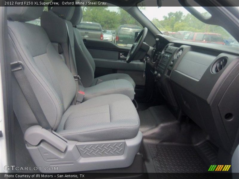 Oxford White / Steel Gray 2012 Ford F150 XL SuperCrew