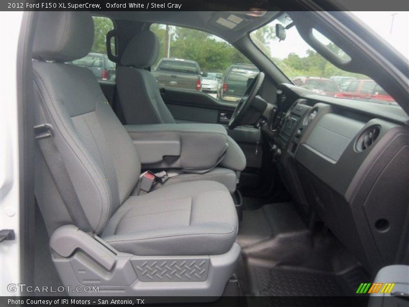 Oxford White / Steel Gray 2012 Ford F150 XL SuperCrew