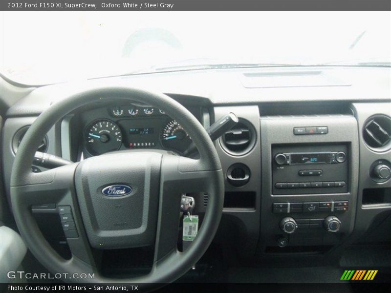Oxford White / Steel Gray 2012 Ford F150 XL SuperCrew