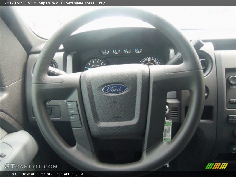 Oxford White / Steel Gray 2012 Ford F150 XL SuperCrew