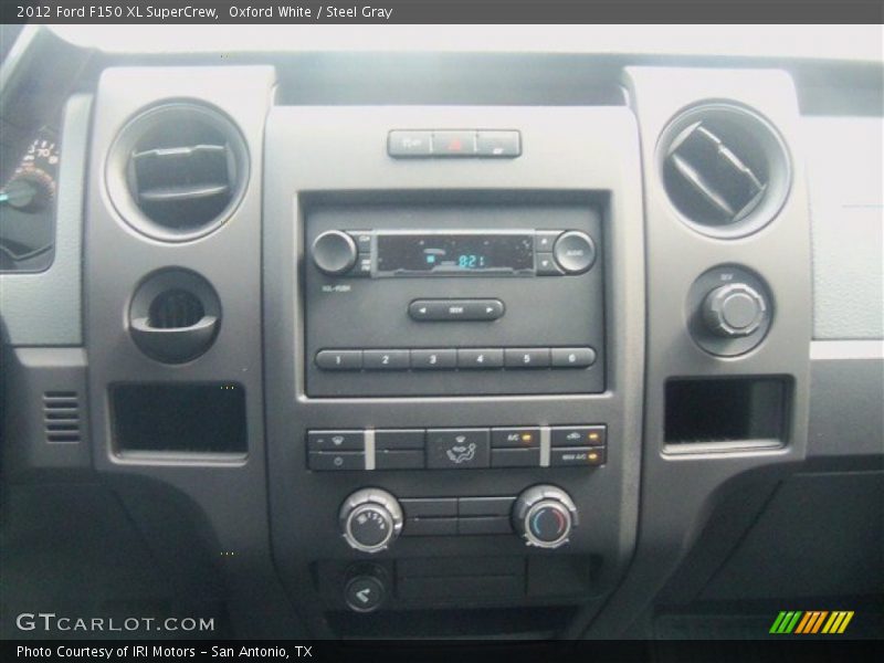 Oxford White / Steel Gray 2012 Ford F150 XL SuperCrew