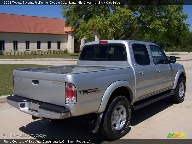 Lunar Mist Silver Metallic / Oak Beige 2001 Toyota Tacoma PreRunner Double Cab