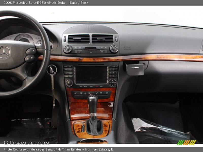 Black / Black 2008 Mercedes-Benz E 350 4Matic Sedan