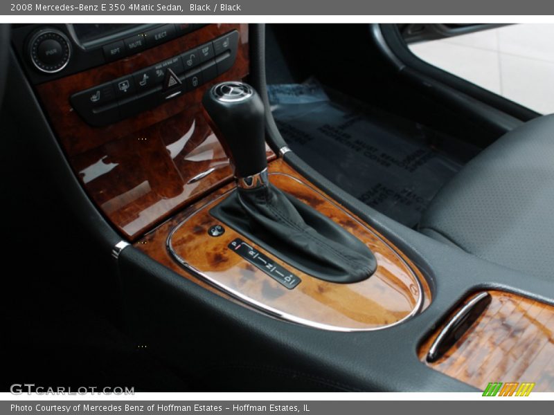 Black / Black 2008 Mercedes-Benz E 350 4Matic Sedan