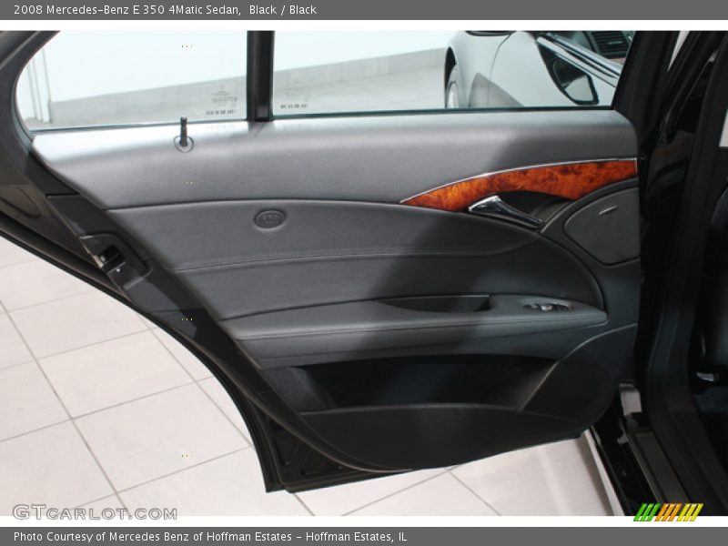 Black / Black 2008 Mercedes-Benz E 350 4Matic Sedan