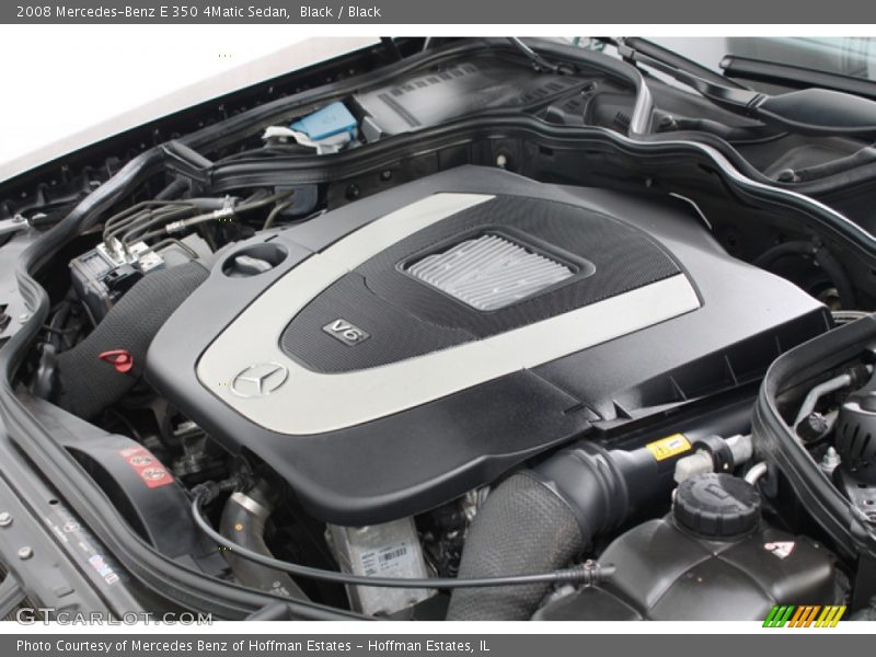 Black / Black 2008 Mercedes-Benz E 350 4Matic Sedan