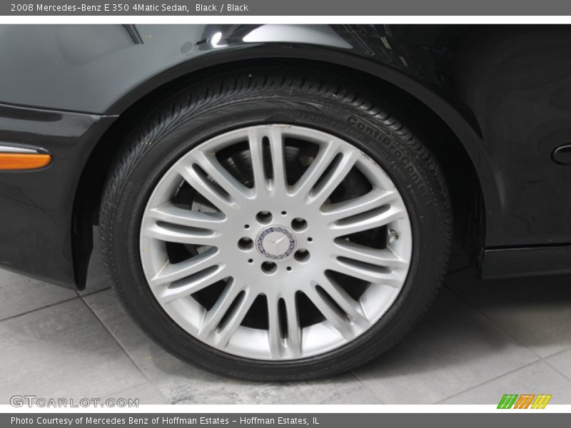 Black / Black 2008 Mercedes-Benz E 350 4Matic Sedan