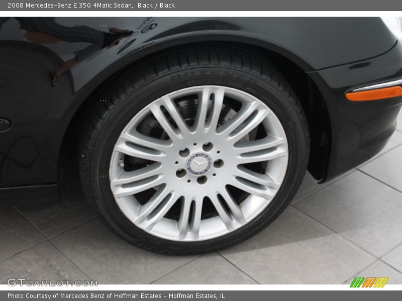 Black / Black 2008 Mercedes-Benz E 350 4Matic Sedan