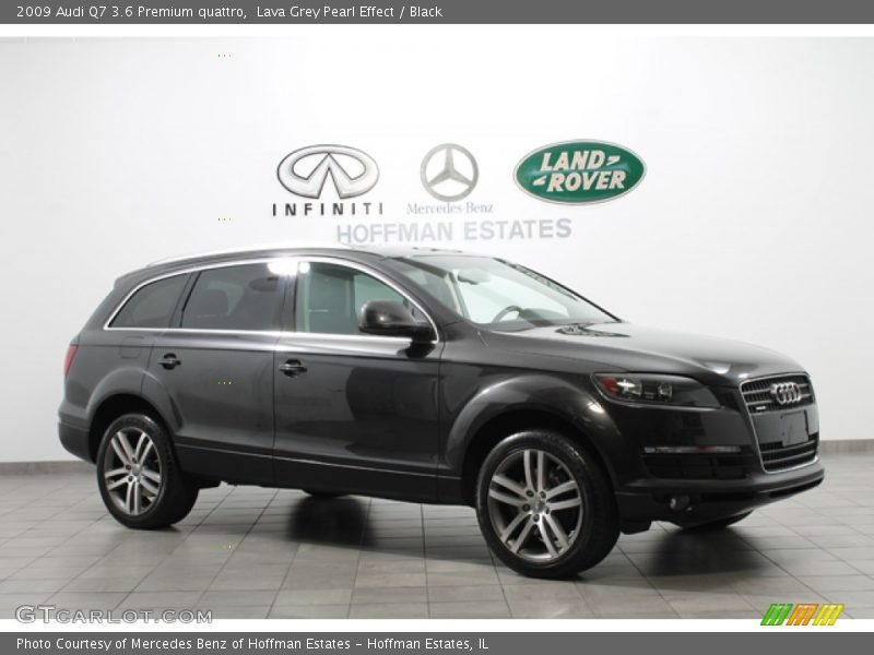 Lava Grey Pearl Effect / Black 2009 Audi Q7 3.6 Premium quattro