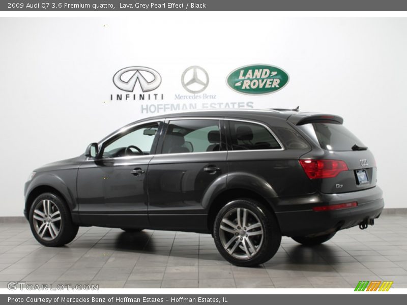 Lava Grey Pearl Effect / Black 2009 Audi Q7 3.6 Premium quattro