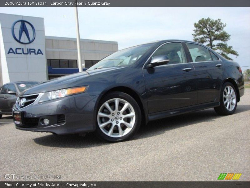 Carbon Gray Pearl / Quartz Gray 2006 Acura TSX Sedan