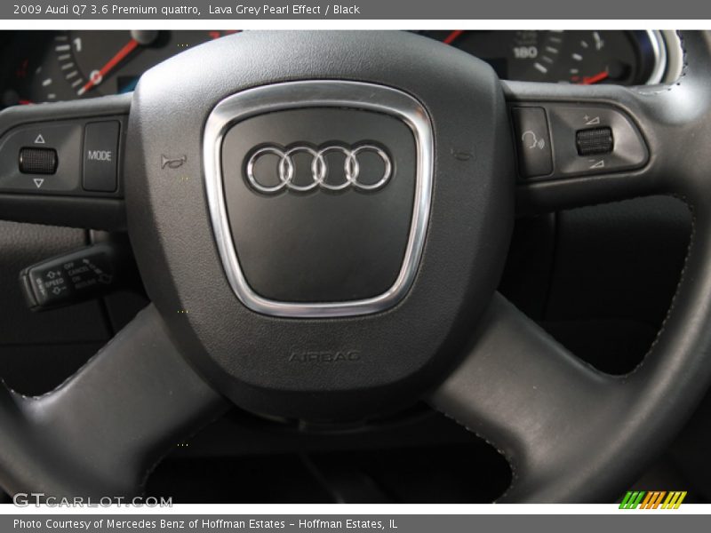 Lava Grey Pearl Effect / Black 2009 Audi Q7 3.6 Premium quattro