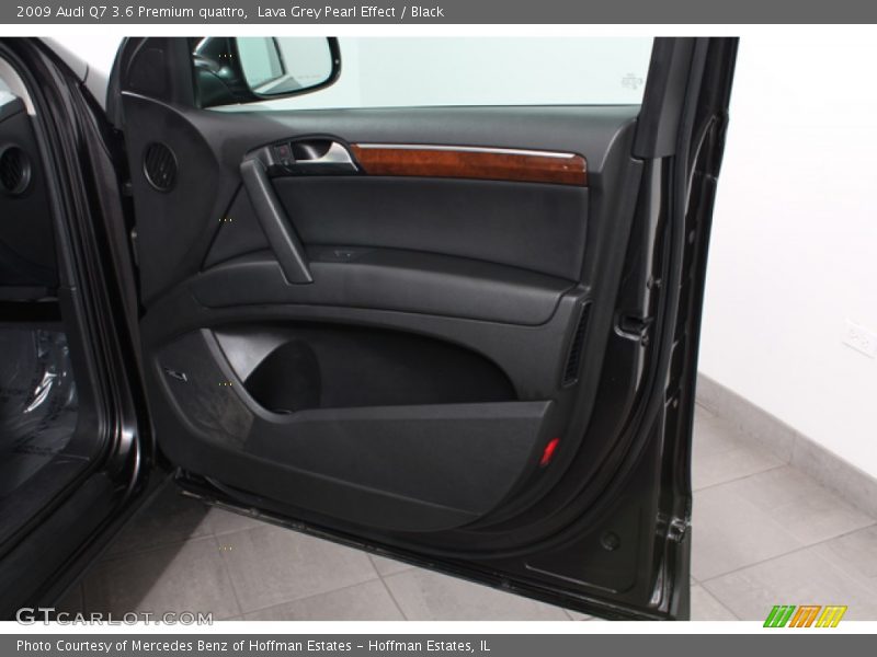 Lava Grey Pearl Effect / Black 2009 Audi Q7 3.6 Premium quattro
