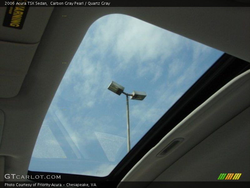 Carbon Gray Pearl / Quartz Gray 2006 Acura TSX Sedan