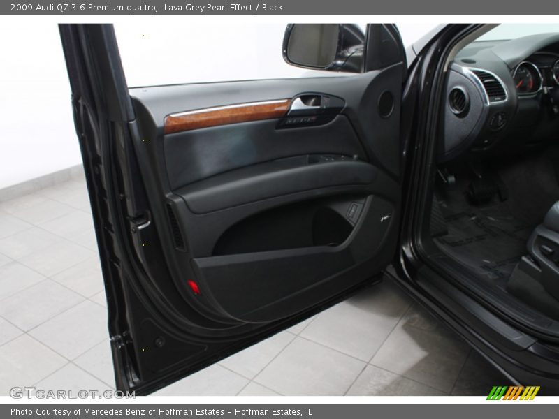 Lava Grey Pearl Effect / Black 2009 Audi Q7 3.6 Premium quattro