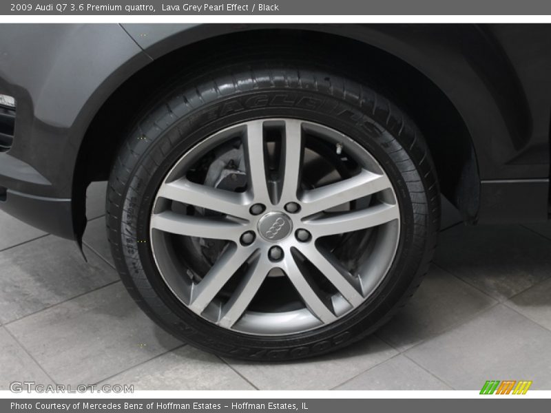 Lava Grey Pearl Effect / Black 2009 Audi Q7 3.6 Premium quattro