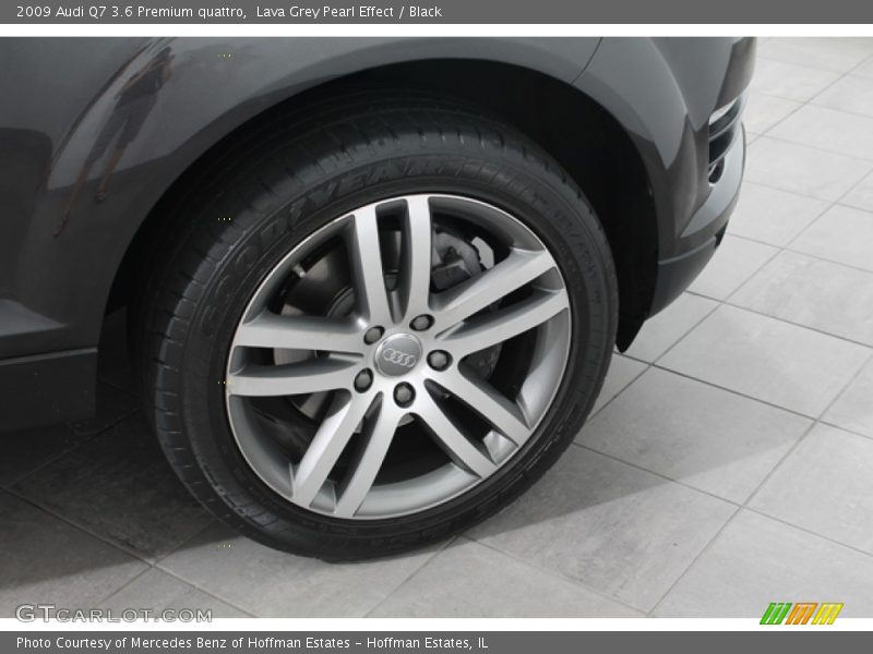 Lava Grey Pearl Effect / Black 2009 Audi Q7 3.6 Premium quattro