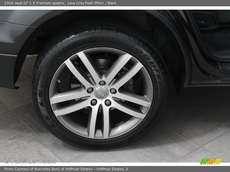 Lava Grey Pearl Effect / Black 2009 Audi Q7 3.6 Premium quattro