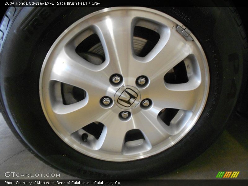 Sage Brush Pearl / Gray 2004 Honda Odyssey EX-L