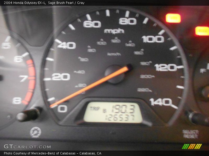 Sage Brush Pearl / Gray 2004 Honda Odyssey EX-L
