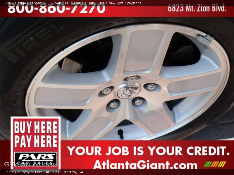 Silver Steel Metallic / Dark Slate Gray/Light Graystone 2006 Dodge Charger SXT