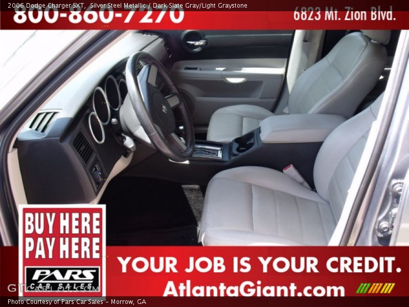 Silver Steel Metallic / Dark Slate Gray/Light Graystone 2006 Dodge Charger SXT