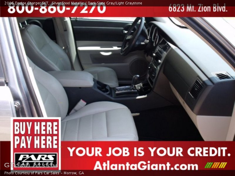 Silver Steel Metallic / Dark Slate Gray/Light Graystone 2006 Dodge Charger SXT
