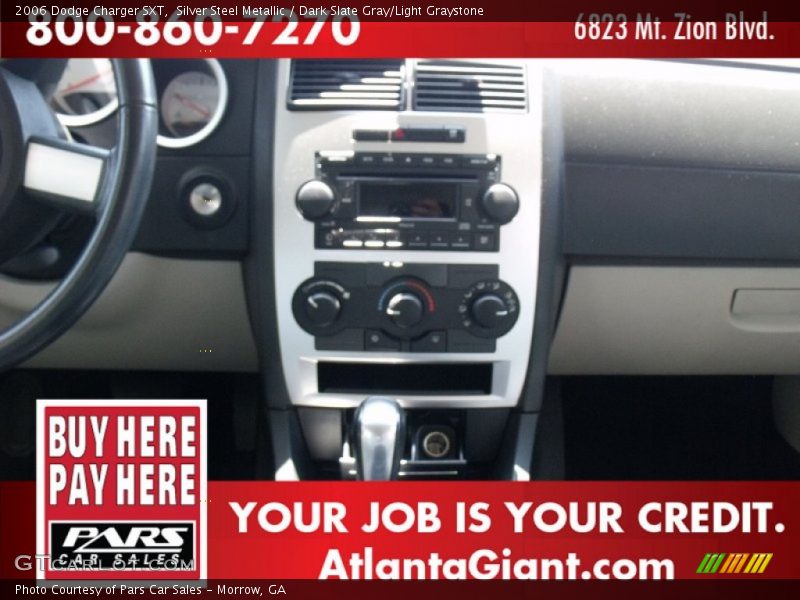 Silver Steel Metallic / Dark Slate Gray/Light Graystone 2006 Dodge Charger SXT