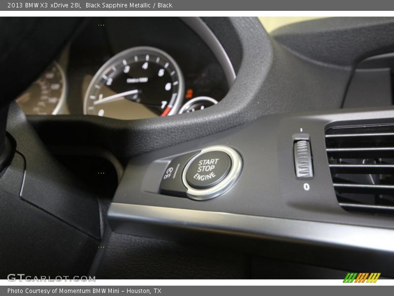 Black Sapphire Metallic / Black 2013 BMW X3 xDrive 28i