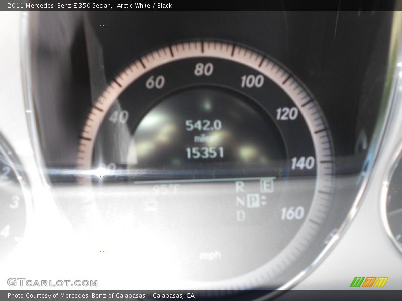 Arctic White / Black 2011 Mercedes-Benz E 350 Sedan