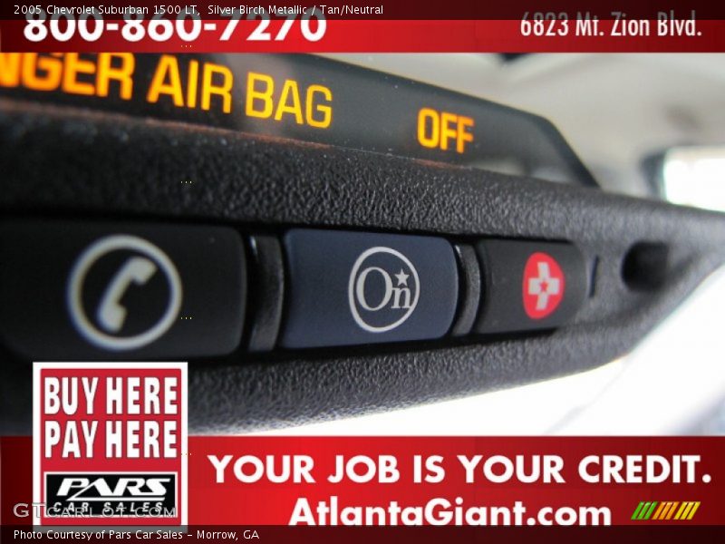 Silver Birch Metallic / Tan/Neutral 2005 Chevrolet Suburban 1500 LT