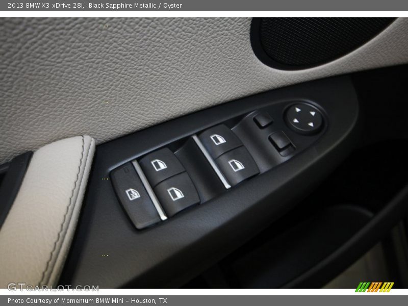 Black Sapphire Metallic / Oyster 2013 BMW X3 xDrive 28i