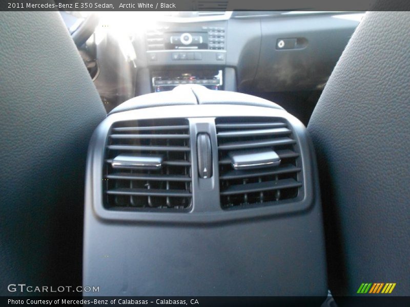 Arctic White / Black 2011 Mercedes-Benz E 350 Sedan