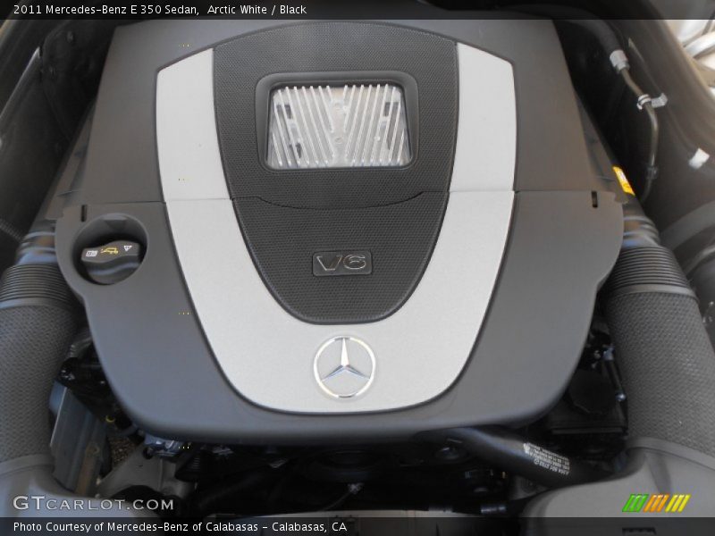 Arctic White / Black 2011 Mercedes-Benz E 350 Sedan