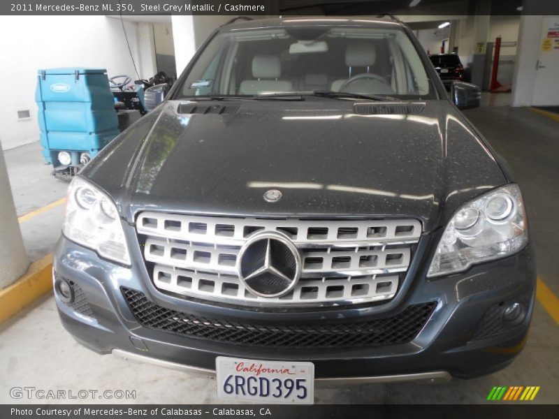 Steel Grey Metallic / Cashmere 2011 Mercedes-Benz ML 350