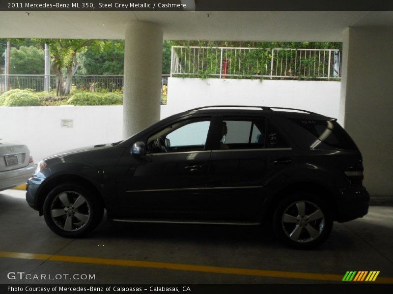 Steel Grey Metallic / Cashmere 2011 Mercedes-Benz ML 350