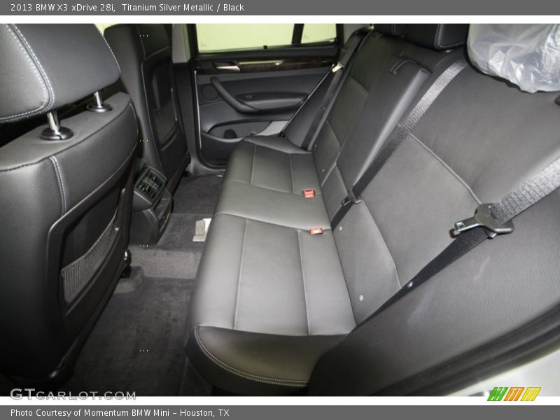 Titanium Silver Metallic / Black 2013 BMW X3 xDrive 28i