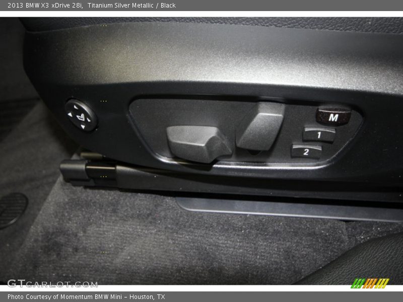 Titanium Silver Metallic / Black 2013 BMW X3 xDrive 28i