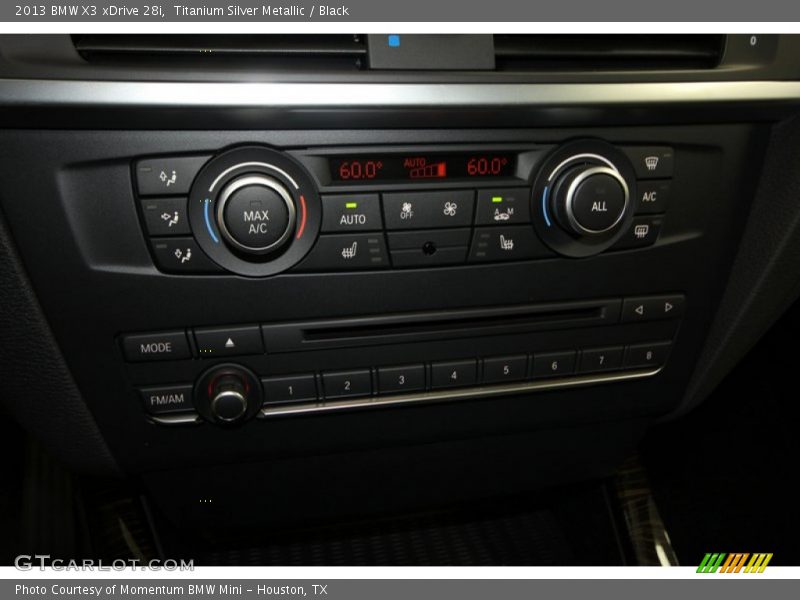 Titanium Silver Metallic / Black 2013 BMW X3 xDrive 28i