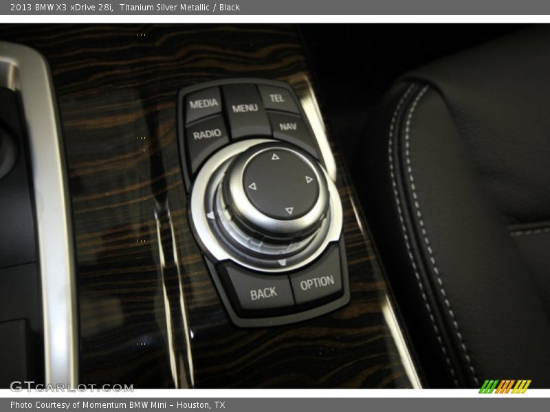 Titanium Silver Metallic / Black 2013 BMW X3 xDrive 28i