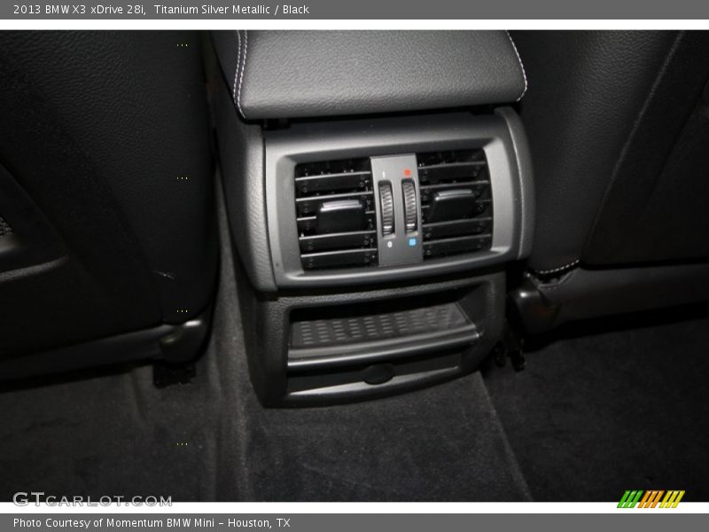 Titanium Silver Metallic / Black 2013 BMW X3 xDrive 28i