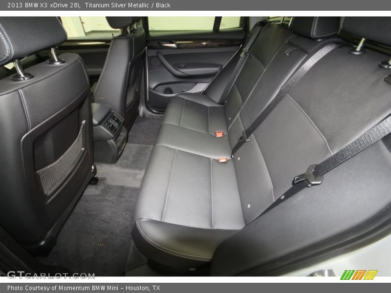 Titanium Silver Metallic / Black 2013 BMW X3 xDrive 28i
