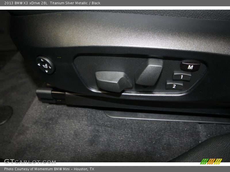 Titanium Silver Metallic / Black 2013 BMW X3 xDrive 28i