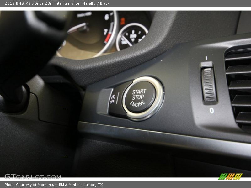 Titanium Silver Metallic / Black 2013 BMW X3 xDrive 28i