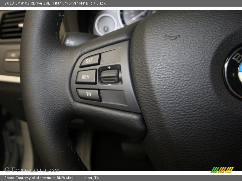 Titanium Silver Metallic / Black 2013 BMW X3 xDrive 28i