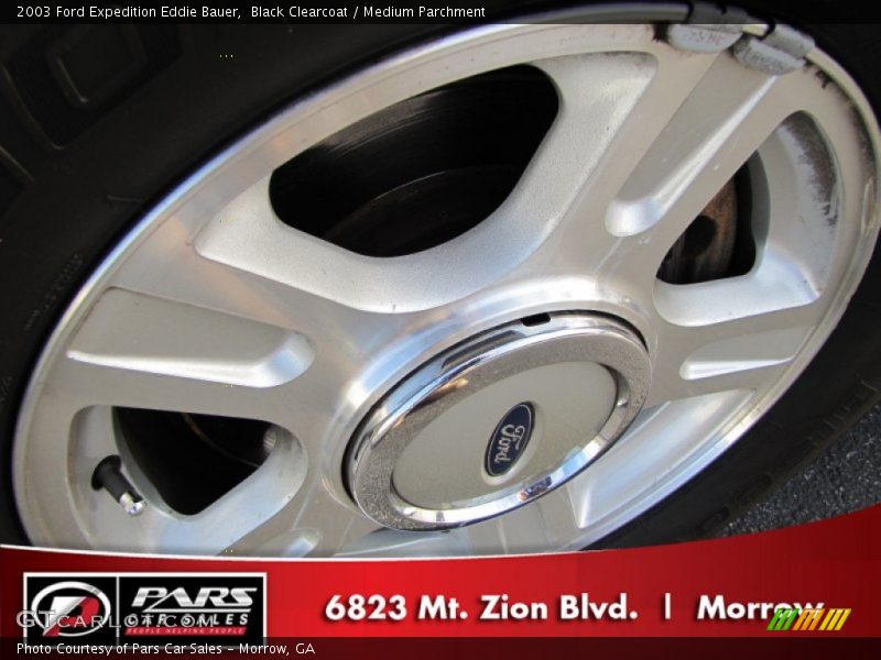 Black Clearcoat / Medium Parchment 2003 Ford Expedition Eddie Bauer