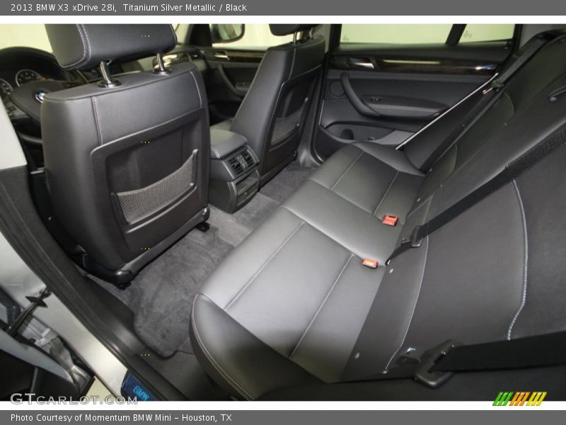 Titanium Silver Metallic / Black 2013 BMW X3 xDrive 28i