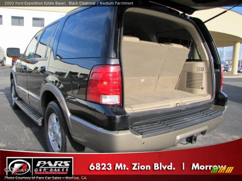 Black Clearcoat / Medium Parchment 2003 Ford Expedition Eddie Bauer