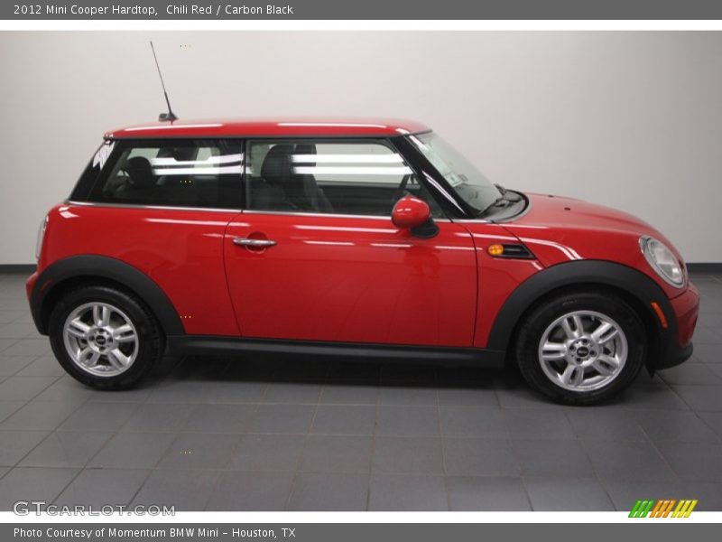 Chili Red / Carbon Black 2012 Mini Cooper Hardtop