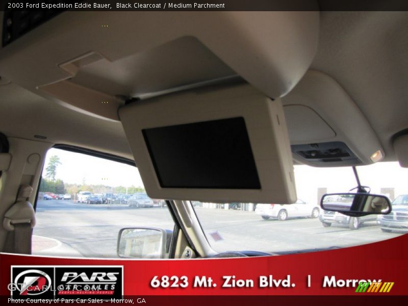Black Clearcoat / Medium Parchment 2003 Ford Expedition Eddie Bauer